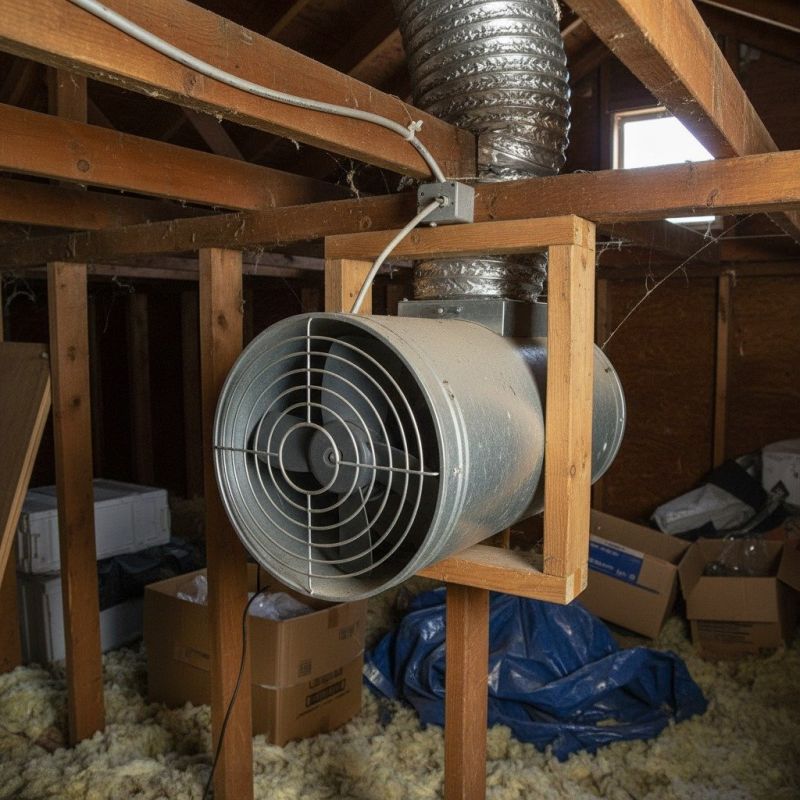 Attic Turbine Installation in Provo, UT